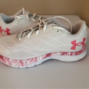 Under Armour Running Shoes Youth 6.5Y UA Bandit White Pink Camo Girls